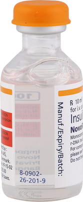 Novorapid 100iu Vial Of 10ml Solution For Injection