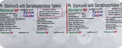 Nucoxia Sp Strip Of 10 Tablets