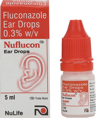 Nuflucon 0.3% Bottle Of 5ml Ear Drops