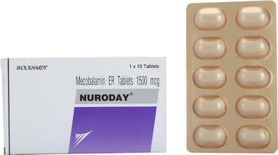 Nuroday 1500mcg Strip Of 10 Tablets