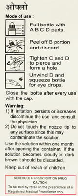 Oflo Bottle Of 5ml Eye Drops