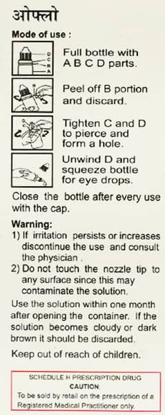 Oflo Bottle Of 5ml Eye Drops