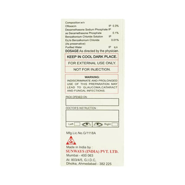 Oflo Dm Bottle Of 10Ml Eye Drops