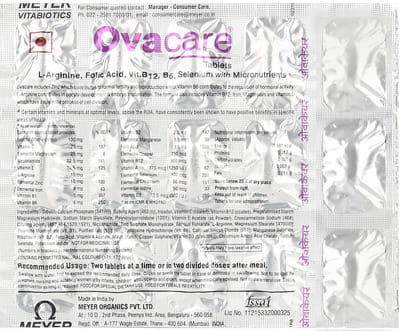 Ovacare Strip Of 15 Tablets