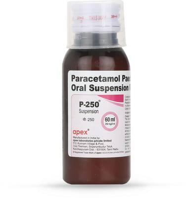 P 250mg Bottle Of 60ml Suspension