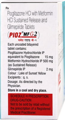 Pioz Mf G 2mg Strip Of 10 Tablets