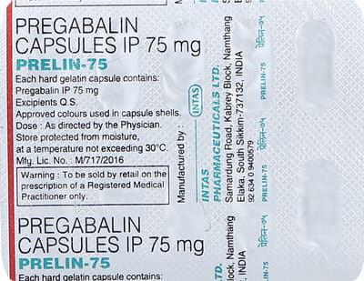Prelin 75mg Capsule