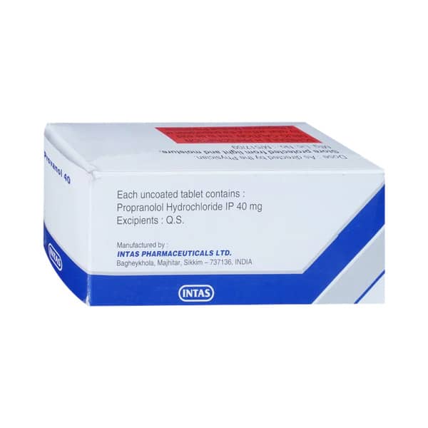 Provanol 40mg Strip Of 10 Tablets