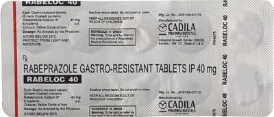 Rabeloc 40mg Strip Of 10 Tablets