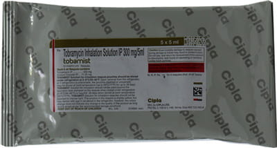 Tobamist 300mg 5ml Packet Of 5 Respules