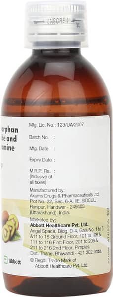 टोसेक्स डीएमआर कीवी फ्लेवर शुगर फ्री की बोतल 100एमएल सिरप