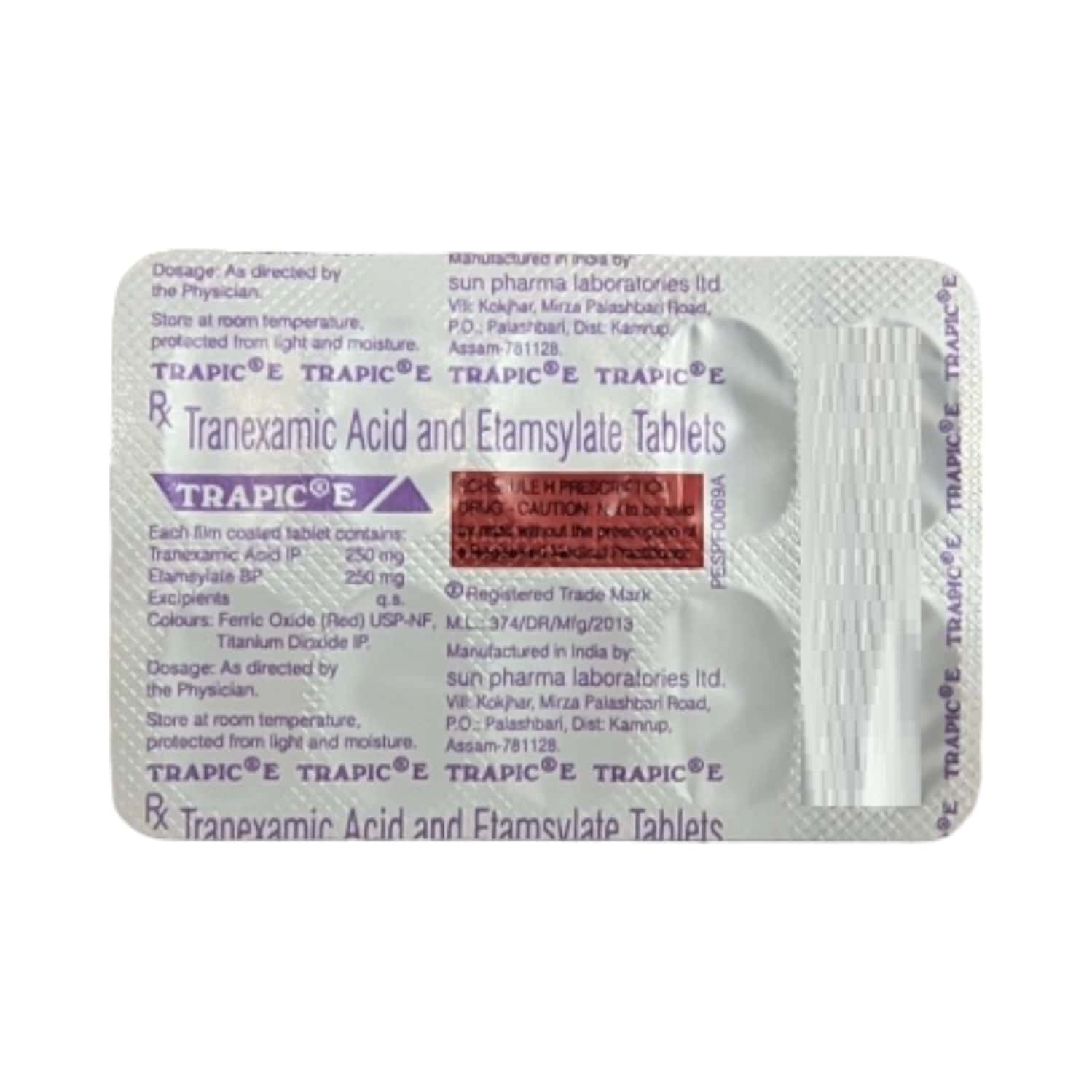 Trapic E Strip Of 10 Tablets: Uses, Side Effects, Price & Dosage ...