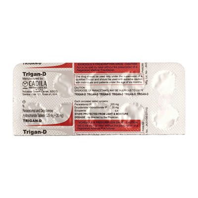 Trigan D Strip Of 10 Tablets
