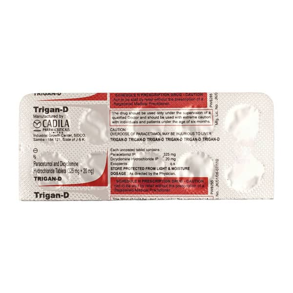 Trigan D Strip Of 10 Tablets