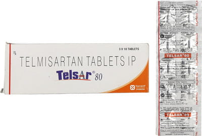 Telsar 80mg Strip Of 10 Tablets