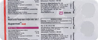 Supermet Am Strip Of 10 Tablets