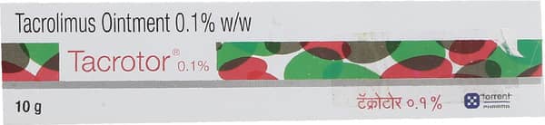 Tacrotor 0.1% Tube Of 10Gm Ointment