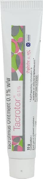 Tacrotor 0.1% Tube Of 10Gm Ointment