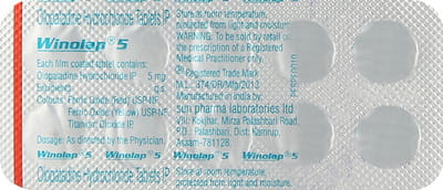 Winolap 5mg Strip Of 10 Tablets