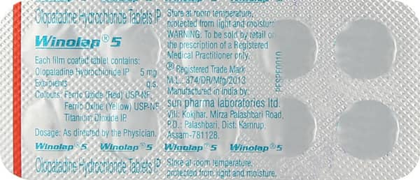 Winolap 5mg Strip Of 10 Tablets