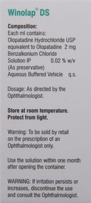 Winolap Ds Bottle Of 2.5ml Eye Drops
