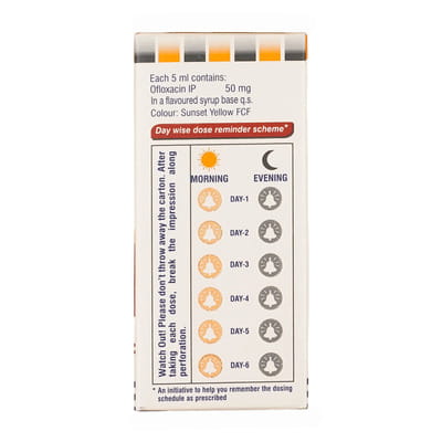 Zanocin 50mg Bottle Of 60ml Oral Liquid