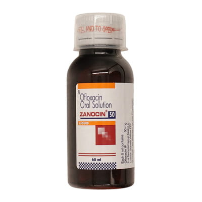 Zanocin 50mg Bottle Of 60ml Oral Liquid
