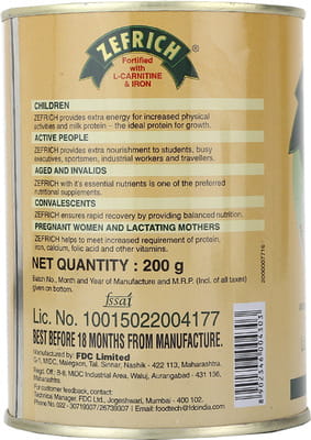 Zefrich Powder Milk Masala 200gm