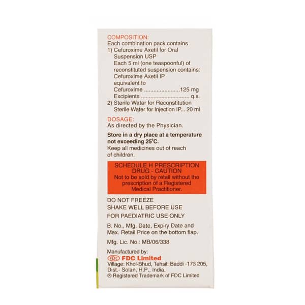 Zefu Bottle Of 30ml Dry Syrup