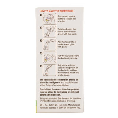 Zefu Bottle Of 30ml Dry Syrup