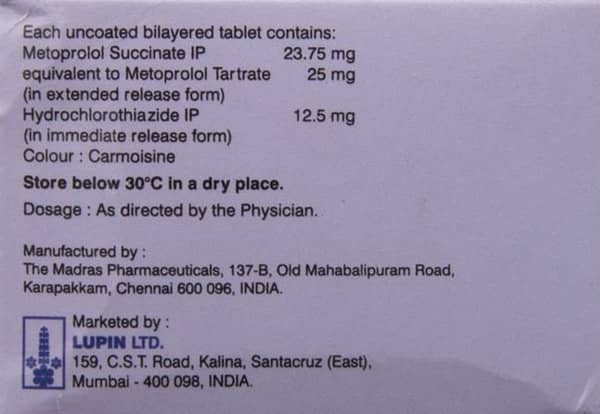 Starpress H Xl 25mg Strip Of 10 Tablets