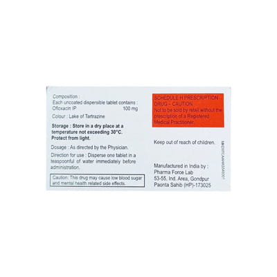 Zenflox Dt 100mg Strip Of 10 Tablets