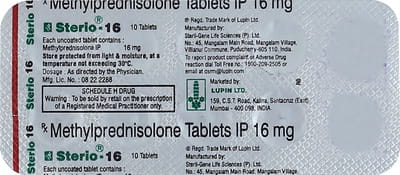 Sterio 16mg Strip Of 10 Tablets