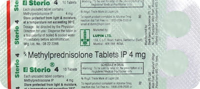 Sterio 4mg Strip Of 10 Tablets