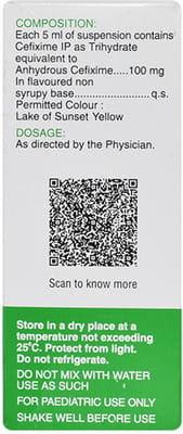 Zifi 100mg Readymix Bottle Of 30ml Suspension