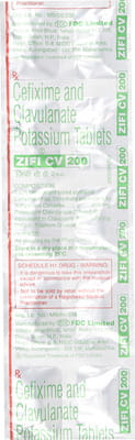 Zifi Cv 200mg Strip Of 10 Tablets