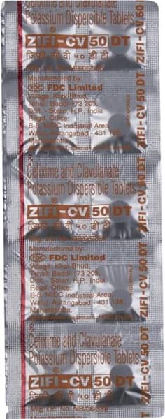 Zifi Cv Dt 50mg Strip Of 10 Tablets