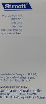 Strocit 100mg Bottle Of 30ml Oral Drops