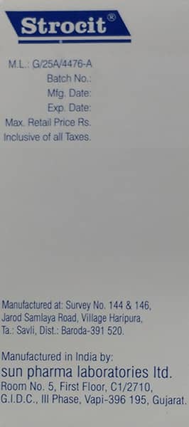 Strocit 100Mg Bottle Of 30Ml Oral Drops