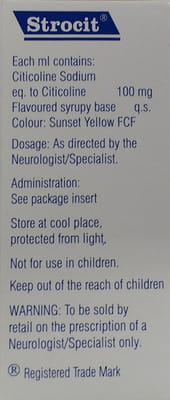 Strocit 100mg Bottle Of 30ml Oral Drops