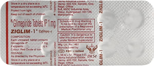 Ziglim 1mg Strip Of 10 Tablets