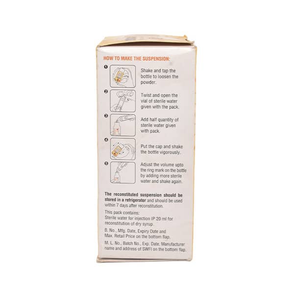 Zipod 100mg Bottle Of 30ml Dry Syrup