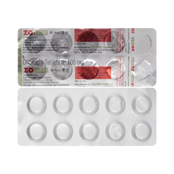 Zo Dt 100mg Strip Of 10 Tablets