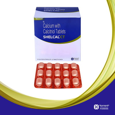 Shelcal Ct Strip Of 15 Tablets