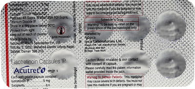 Acutret 5mg Strip Of 10 Capsules