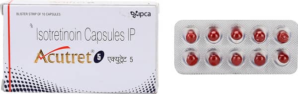 Acutret 5mg Strip Of 10 Capsules