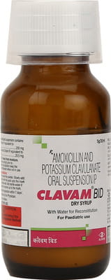 Clavam Bid Bottle Of 30ml Dry Syrup