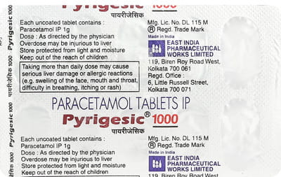 Pyrigesic 1gm Strip Of 10 Tablets