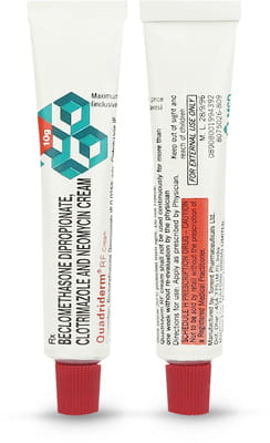 Quadriderm Rf Tube Of 10gm Cream