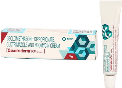 Quadriderm Rf Tube Of 5gm Cream
